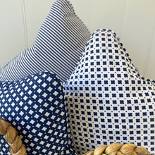 Load image into Gallery viewer, Navy Stripe Cushion
