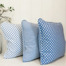 Load image into Gallery viewer, Ocean Blue Stripe Cushion
