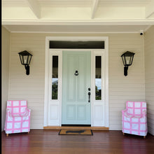 Load image into Gallery viewer, NEW Pink Check Canvas Chair Covers
